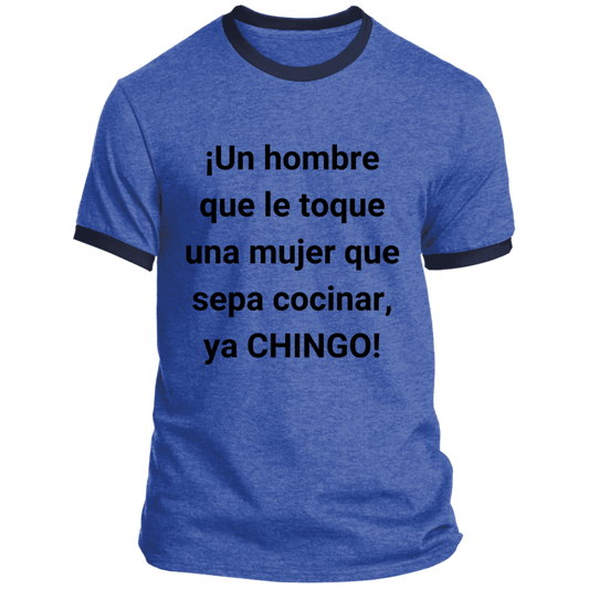 PC54R Ringer Tee - Una mujer que sepa cocinar