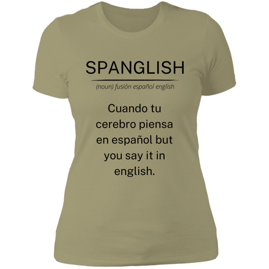 NL3900 Ladies' Boyfriend T-Shirt - Spanglish