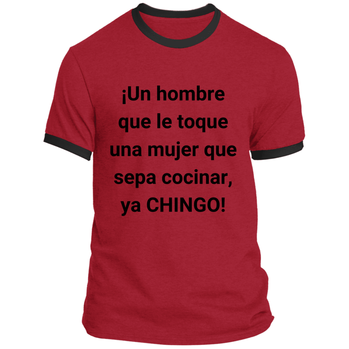 PC54R Ringer Tee - Una mujer que sepa cocinar