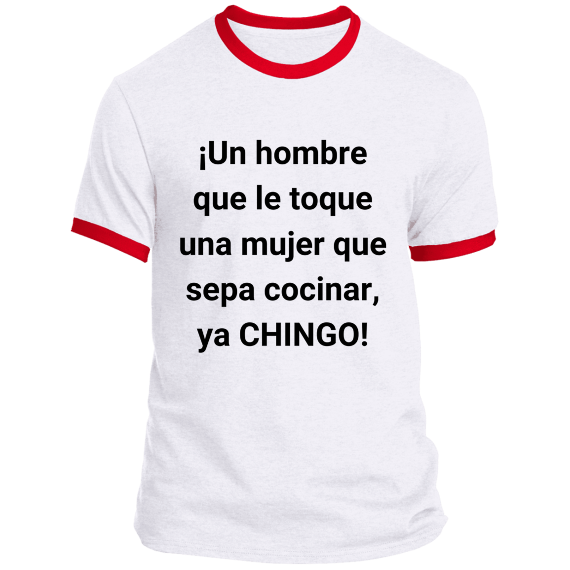 PC54R Ringer Tee - Una mujer que sepa cocinar