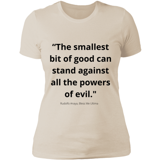 NL3900 Ladies' Boyfriend T-Shirt - Good and evil