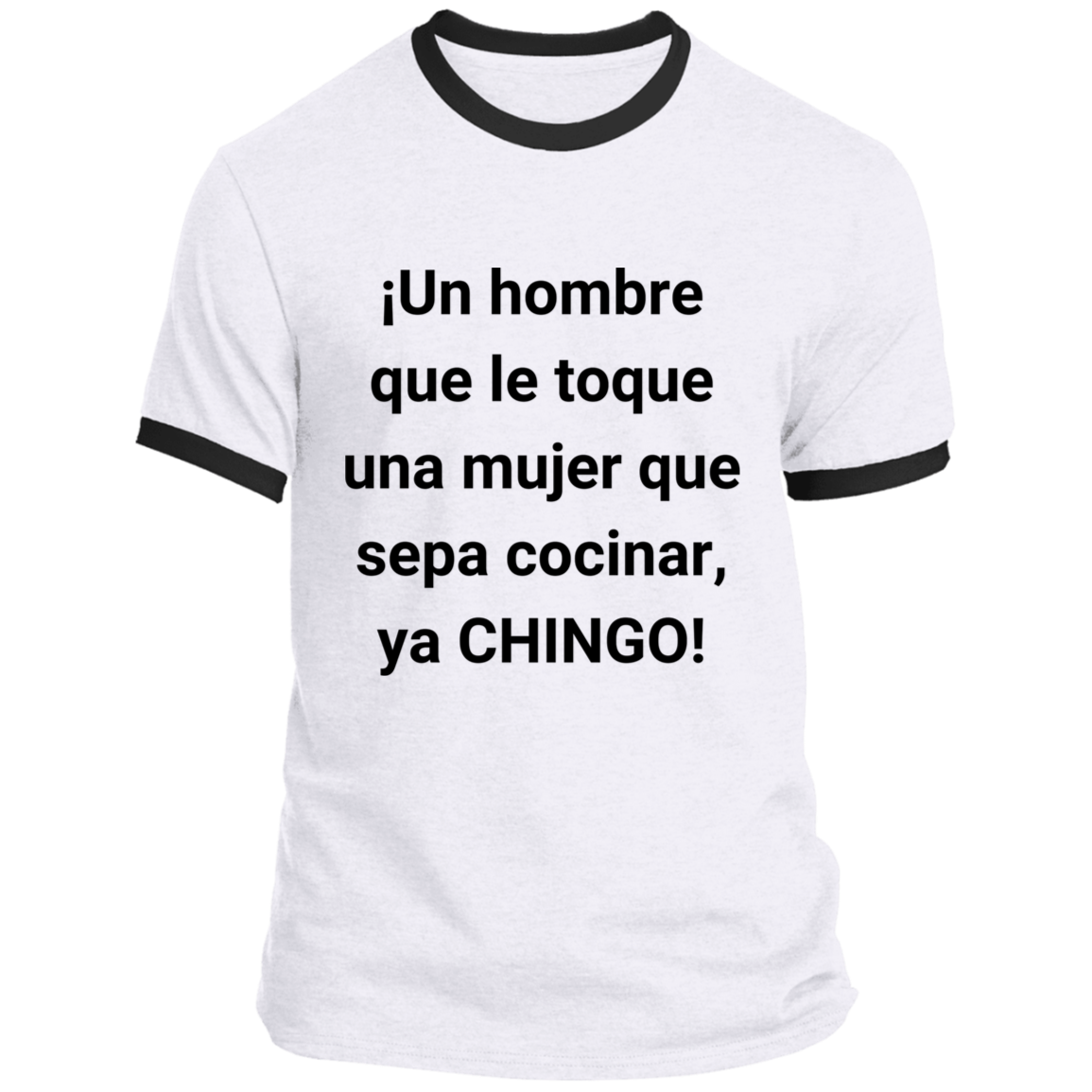 PC54R Ringer Tee - Una mujer que sepa cocinar