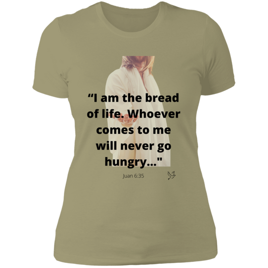 NL3900 Ladies' Boyfriend T-Shirt - I am the bread of life