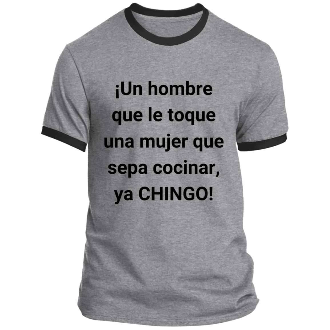 PC54R Ringer Tee - Una mujer que sepa cocinar