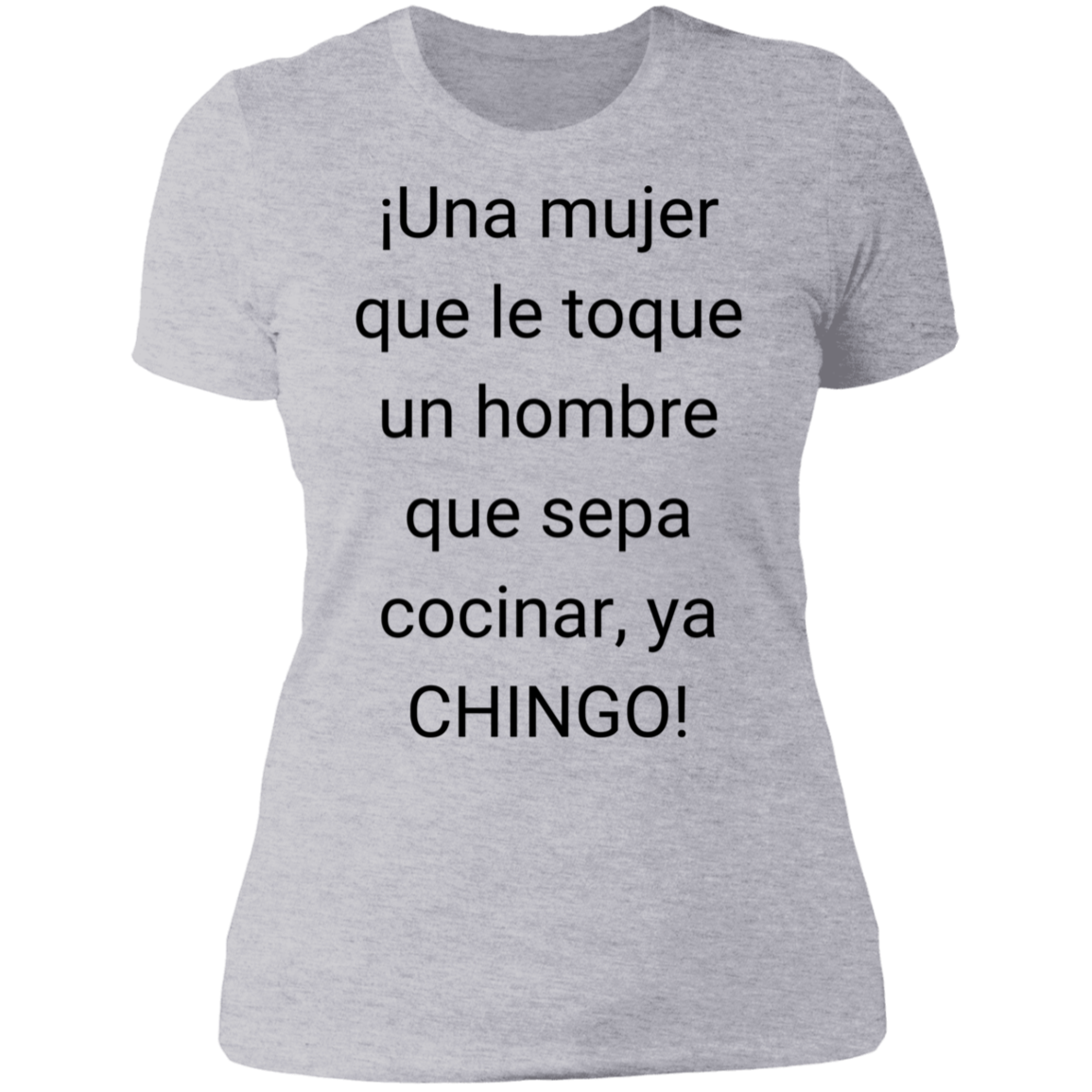 NL3900 Ladies' Boyfriend T-Shirt - Un hombre que sepa cocinar