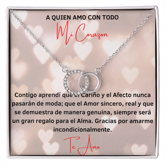 Perfect Pair Necklace - A Quien Amo Con Todo Mi Corazon